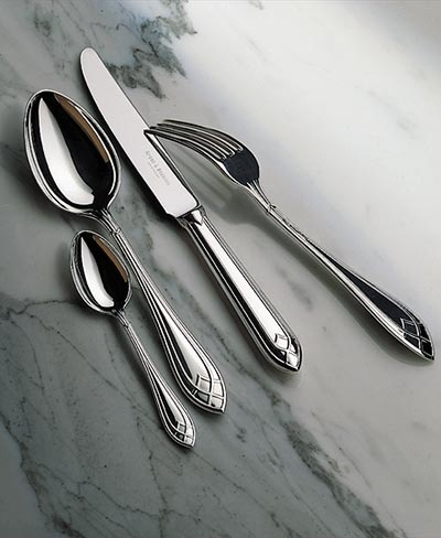 Handcrafted Silver Plate Flatware, Arcade by Robbe and Berking from Germany