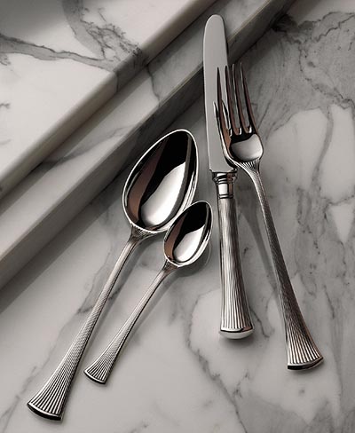 Unique Silver Plate Flatware, Avenue by Robbe and Berking, silversmiths of distinction