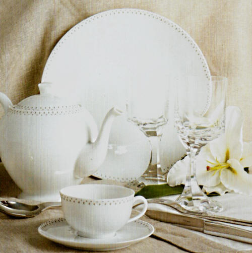Nuptial the perfect wedding dinnerware by Haviland Parlon